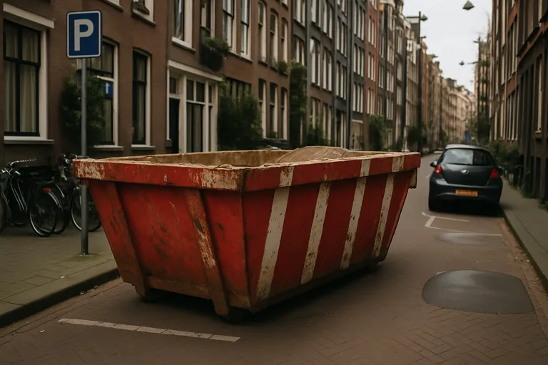 Waarom is een container huren in Amsterdam zo lastig?